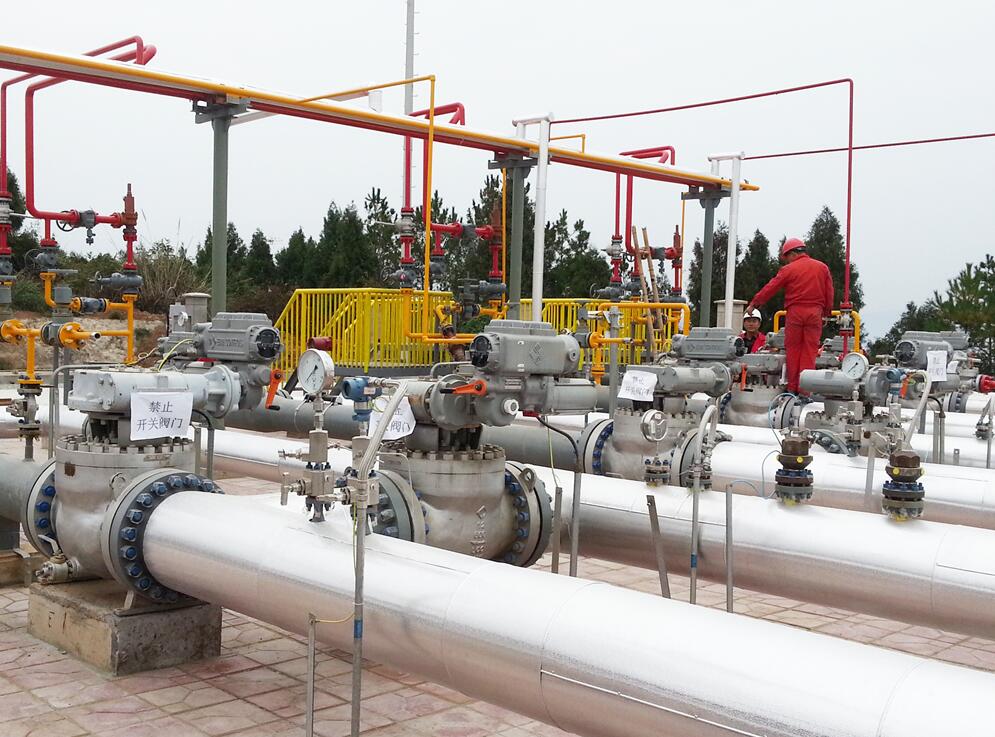 超達(dá)電動(dòng)高壓耐磨球閥用于中石化元壩氣田項(xiàng)目